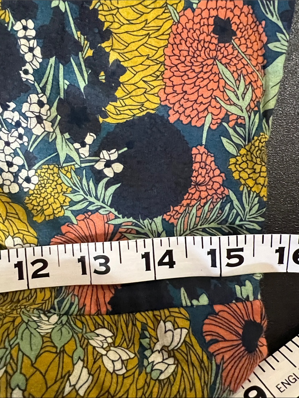 Trovata Boho Floral Button-Front Maxi Dress with Belt and Pockets 100% Cotton - Picture 5 of 8